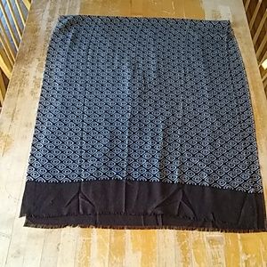 Calibrate Accessories - Calibrate lambswool wrap blues and browns Calibrate Accessories - Calibrate lambswool wrap blues and browns